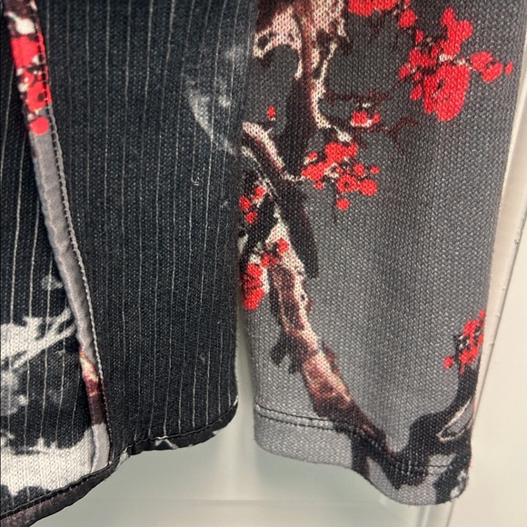 Designer Alberto Makali Bold Floral Print Women’s Stretch Blazer Size L - Picture 10 of 12